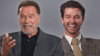 Patrick and Arnold Schwarzenegger Bond Over On-Screen Nudity!